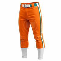 Ensemble de maillot et pantalon de baseball d'été pour homme, imprimé personnalisé par sublimation, respirant, séchage rapide, anti-humidité, en polyester