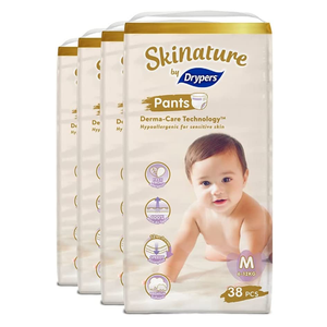 สำหรับเด็กทารกและเด็กเล็ก ผ้าอ้อมเด็กแบบกางเกง ไดร์เปอร์ส สกินเนเจอร์ ไซส์ M (4x38 ชิ้น) - Product Image 1