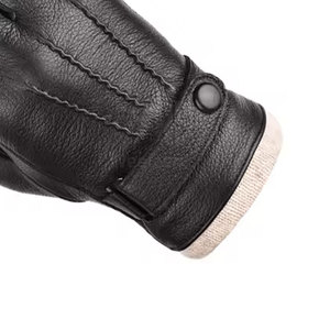 Premium Quality Leather <b>Gloves</b> Soft Genuine Leather Comfortable Fit Durable Hand Safety For Daily And Riding Use - Product Image 4