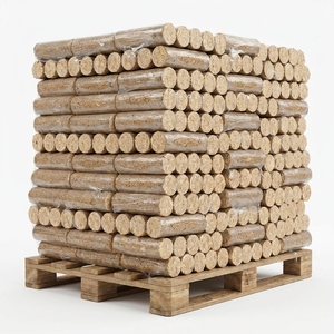 Premium Firewood Briquettes High Density Biomass Wood Briquettes 1.2kg/dm³ Long Burning Heating Fuel Fireplace BBQ Industrial - Product Image 5