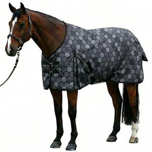 Professional Horse Turnout Rug Waterproof Blanket for Cold Weather Outdoor Crafted from 600d Ripstop Polyester Strong Buckle - Product Image 1