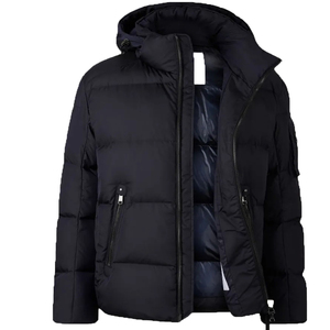 Men's Lightweight <b>Packable</b> Hooded Winter Puffer <b>Jacket</b> with Zipper Closure Water-Resistant for Travel & Casual Hiking - Product Image 5
