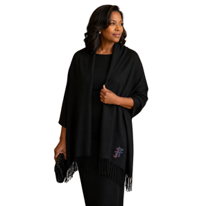 Luxe Midnight <b>Wrap</b> Elegant Fashion Shawl Soft Lightweight Evening Scarf Travel Accessory for Everyday Style Wear - Product Image 1