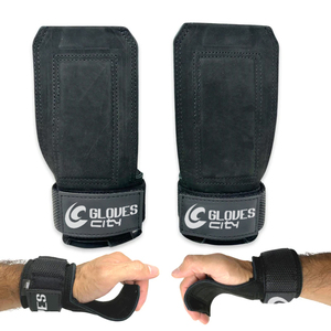 Heavy Duty <b>Weight</b> Lifting Varsa Grips <b>with</b> Wrist Support Non Slip Grip Pads for Gym Workout Bodybuilding - Product Image 2