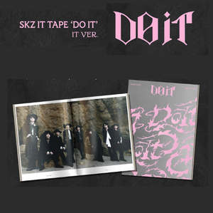 KPOP Stray Kids SKZ IT TAPE DO IT Ver. Álbum Oficial del Grupo Idol Coreano, CD Coleccionable, Tarjeta Fotográfica Gratis, Regalo para Fans, Mercancía Musical - Product Image 4