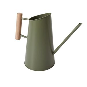 Arrosoir minimaliste en fer vert avec long bec, finition peinture durable, outil de jardinage, arrosoirs, outils d'arrosage de jardin - Product Image 2