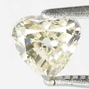 Diamant de laboratoire jaune en forme de cœur de 1 carat, non monté, pour la création de bagues, avec certificat IGI, toutes tailles 1-5 disponibles au meilleur prix - Product Image 1