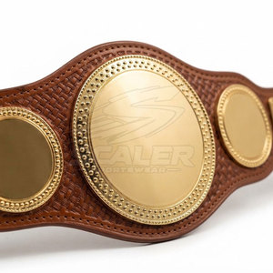 <b>Wrestling</b> Event Award Leather <b>Belt</b> with Professional Breathable High Waist Adjustable Strap Custom Logo for Sports Competitions - Product Image 4