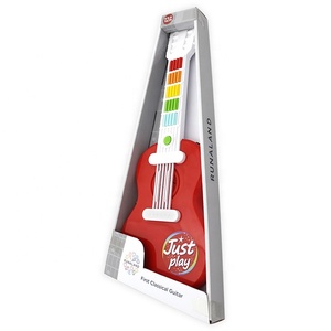 กีตาร์การ์ตูนคลาสสิกแบบอิเล็กทรอนิกส์สำหรับเด็ก ทำจากพลาสติก ABS ใช้แบตเตอรี่ ของเล่นเสริมพัฒนาการพร้อมปุ่มกด - Product Image 6