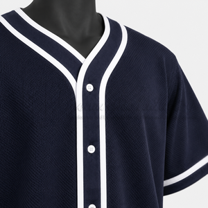 Camiseta de Béisbol Sublimada Personalizada 100% Poliéster de Secado Rápido y Transpirable con Logotipo Personalizado, Uniforme de Equipo Unisex para Adultos OEM/ODM - Product Image 6