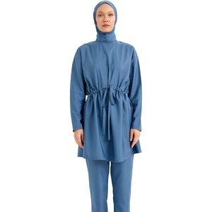 2026 Islamic <b>Modest</b> Women Plus Size Sports Casual Fleece Tracksuit Polyester/Cotton Blend Lightweight Breathable Quick Dry - Product Image 5