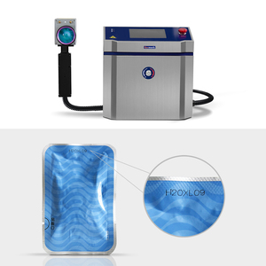 Machine de codage laser industrielle 30W pour plastique PE/PP coloré, machine de marquage pour sachets composites, en ligne - Product Image 1