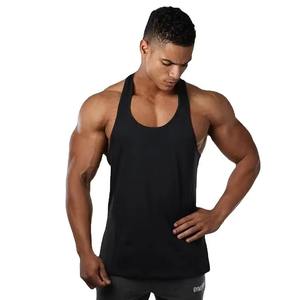 Camiseta Deportiva de Tirantes para Hombre, Estilo Vintage, Tejida, Transpirable, 100% Algodón, para Gimnasio y Fisicoculturismo, en Oferta - Product Image 1