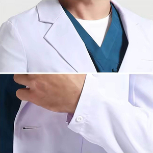 Blouse de laboratoire médicale anti-acide 100 % coton, unisexe, fabriquée au Pakistan - Product Image 4