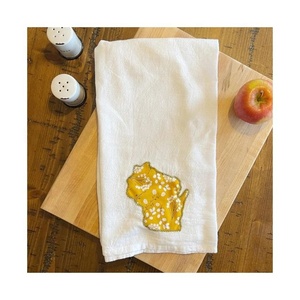 ผ้าฝ้ายธรรมดาพืชหอมในหม้อปักขนแกะปะการังที่กําหนดเองพิมพ์แห้งล้างทําความสะอาดได้ราคาถูกทําความสะอาดชุดผ้าเช็ดจานครัว - Product Image 5