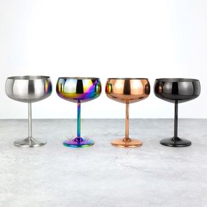 Verre à cocktail personnalisé incassable en acier inoxydable de 15 oz pour Martini, Margarita, vin, restaurants et fêtes de mariage - Product Image 1