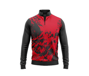 Custom Outdoor Adventure Quarter <b>Jacket</b> <b>Men</b> Women Youth Sportswear Quick Dry Team <b>Pullover</b> - Product Image 1