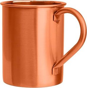 Taza de cobre con asa, estilo vintage, resistente al calor, para beber en casa, bar, fiestas, taza de servir premium, taza hecha a mano - Product Image 4