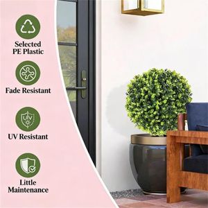 ลูกบอลตัดแต่งกิ่งต้นยูคาลิปตัสเทียม 2 ลูก จำเป็นสำหรับการดูแลต้นไม้ประดิษฐ์ - Product Image 3