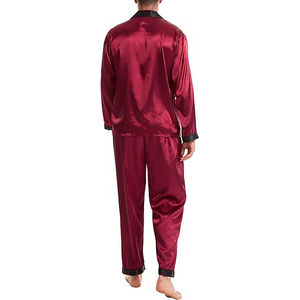 Casual Everyday <b>Men</b> Night Suit Short Sleeve V Neck Shorts <b>Set</b> Drawstring Waist Soft Breathable Lightweight Summer Sleepwear - Product Image 4