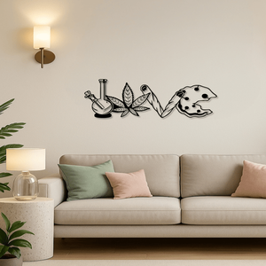 Singolo squisito per la lettera di amore ciondolo decorativo in metallo Versatile affascinante aggiunta per salotti camere da letto vari altri - Product Image 5