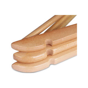 Los más vendidos y populares perchas de madera 2026 para abrigos, trajes, chaquetas y camisas gruesas. Fabricado por M.I.G. EXPORTACIONES. - Product Image 5