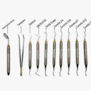 Instrumentos de Alta Calidad para Higienistas Dentales, Juego de Instrumentos Dentales para Rellenos, Juego de Limpieza Dental, Instrumentos Dentales Manuales de Acero Inoxidable - Product Image 3