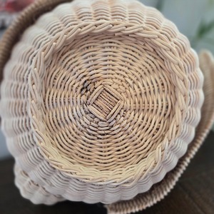 Cesta de ratán natural tejida a mano, cestas de almacenamiento ecológicas hechas a mano, modernas y multifuncionales, Artex Green Earth, hechas en Hanói - Product Image 5