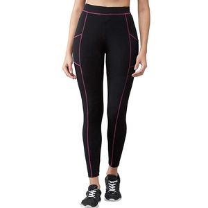 กางเกงเลกกิ้งออกกำลังกายเอวสูงสำหรับผู้หญิงกางเกงออกกำลังกายเล่นฟิตเนสใส่วิ่งโลโก้ได้ตามต้องการ - Product Image 1