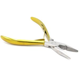 Kit de pinces de retrait de micro-perles en acier inoxydable doré métallisé avec outil de pose d'extensions capillaires I-Tip - Product Image 3