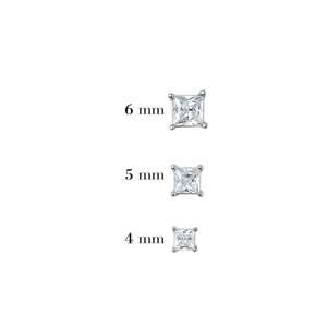 ELEGANT HIGH CARBON DIAMOND STUD <b>EARRINGS</b> FOR WOMEN 925 STERLING SILVER LUXURY FASHION JEWELRY GIFTS FOR MEMORIALS AND WEDDINGS - Product Image 4
