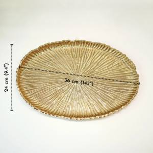 Bandeja Metálica Resistente de Diseño Elegante para Servir y Uso Diario, Ideal para Té y Café - Product Image 1