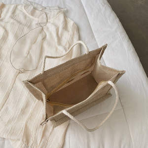 Bolsa de Yute Orgánica para Alimentos con Compartimento Aislado - Product Image 2