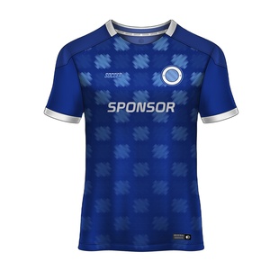 Maillot de football rétro personnalisé de haute qualité, impression de nom unique, col rond, sublimation, séchage rapide, respirant - Product Image 3