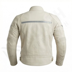 Chaqueta de Motociclista de Cuero Genuino para Hombre de la Mejor Calidad, Nueva Colección de Invierno, Chaquetas de Motocicleta con Protecciones Desmontables Personalizadas - Product Image 2