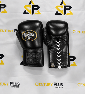 Gants de boxe de haute qualité au prix de gros, design « No Boxing No Life », en cuir de vachette véritable, pour hommes et femmes. - Product Image 1