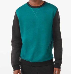 Sweat-shirts en molleton anti-rides à col rond et manches longues pour hommes, 100 % coton biologique, grandes tailles, dernier design 2026, vente en gros - Product Image 4