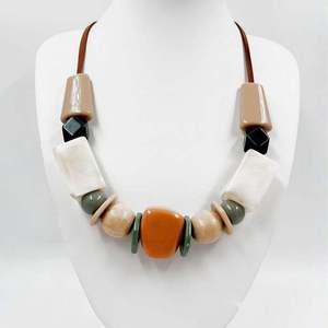 Fashion Resin Beaded <b>Necklace</b> for Women Colorful Chunky <b>Statement</b> Jewelry Lightweight Acrylic Beads Trendy Party Accessories - Product Image 5