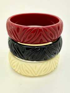 Bracelets en résine de luxe, bracelets floraux pour femmes, bracelets cadeaux - Product Image 4