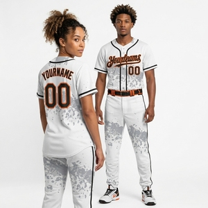 OEM Fashion Sublimation Custom <b>Baseball</b> Jersey Customize Blank <b>Baseball</b> and Softball Uniform Button softball Jersey - Product Image 6