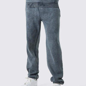 Ensemble de survêtement pour homme, personnalisé, marque privée, OEM ODM, vêtements de sport d'hiver, 100% coton, lavage à l'acide, sweat-shirt à cordon et pantalon de jogging - Product Image 3