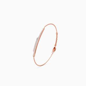 Bracelet unisexe classique pavé de diamants de laboratoire délicats de 0,28 ct, en or massif 9 carats plaqué rhodium, idéal pour les fêtes et les fiançailles - Product Image 5