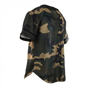 Maillot de baseball personnalisé respirant grande taille, t-shirt de baseball avec impression par transfert thermique 100% polyester antibactérien - Product Image 2