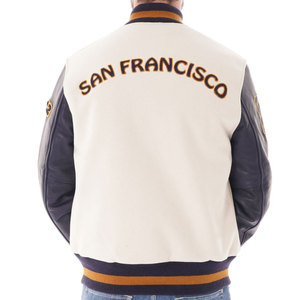 New Purple White Embroidered Varsity <b>Jacket</b> Men Plus Size Wool Letterman <b>Jacket</b> Chenille <b>Patchwork</b> Button Front Outerwear - Product Image 2