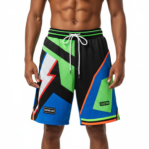 Nuevos Pantalones Cortos de Malla Personalizables por Sublimación, de Poliéster, para Fitness, Running, Entrenamiento y Baloncesto 2026 - Product Image 1