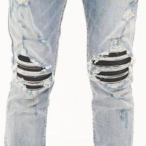 Pantalones Vaqueros de Mezclilla Premium para Hombre, Jeans de Mezclilla de Algodón de Alta Calidad con Logotipo Personalizado, Servicio OEM, Fabricante de Marca Privada, Venta al por Mayor - Product Image 6