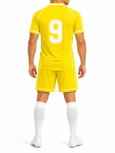 Dumela International - Conjunto de Fútbol para Hombre, Camiseta Deportiva de Verano, Manga Corta, Poliéster Sólido, Secado Rápido, Transpirable y Cómodo - Product Image 4