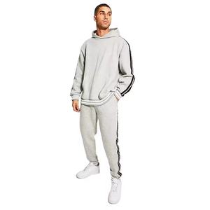 Nueva llegada de los hombres Premium con capucha en blanco de gran tamaño Jogger ropa deportiva de peso pesado Fitness Gym chándales y chándales para el invierno - Product Image 1