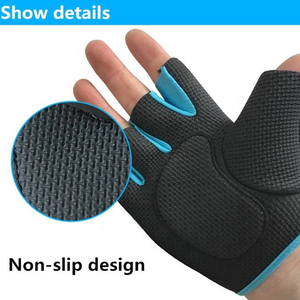 Gants de sport unisexes en cuir respirant pour la musculation et le bodybuilding, avec bandeau de poignet réglable anti-humidité, logo personnalisé - Product Image 5