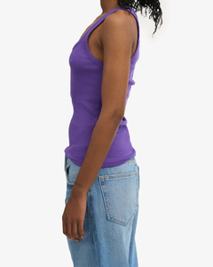 Personalized Custom Wholesale Women Sleeveless Bamboo <b>Racerback</b> <b>Tank</b> <b>Top</b> Crew Neck Spandex Fitted Casual Basic Seamless - Product Image 3
